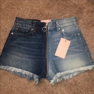 Revice Denim High Waisted Shorts